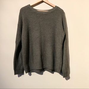 Gray Knit Sweater